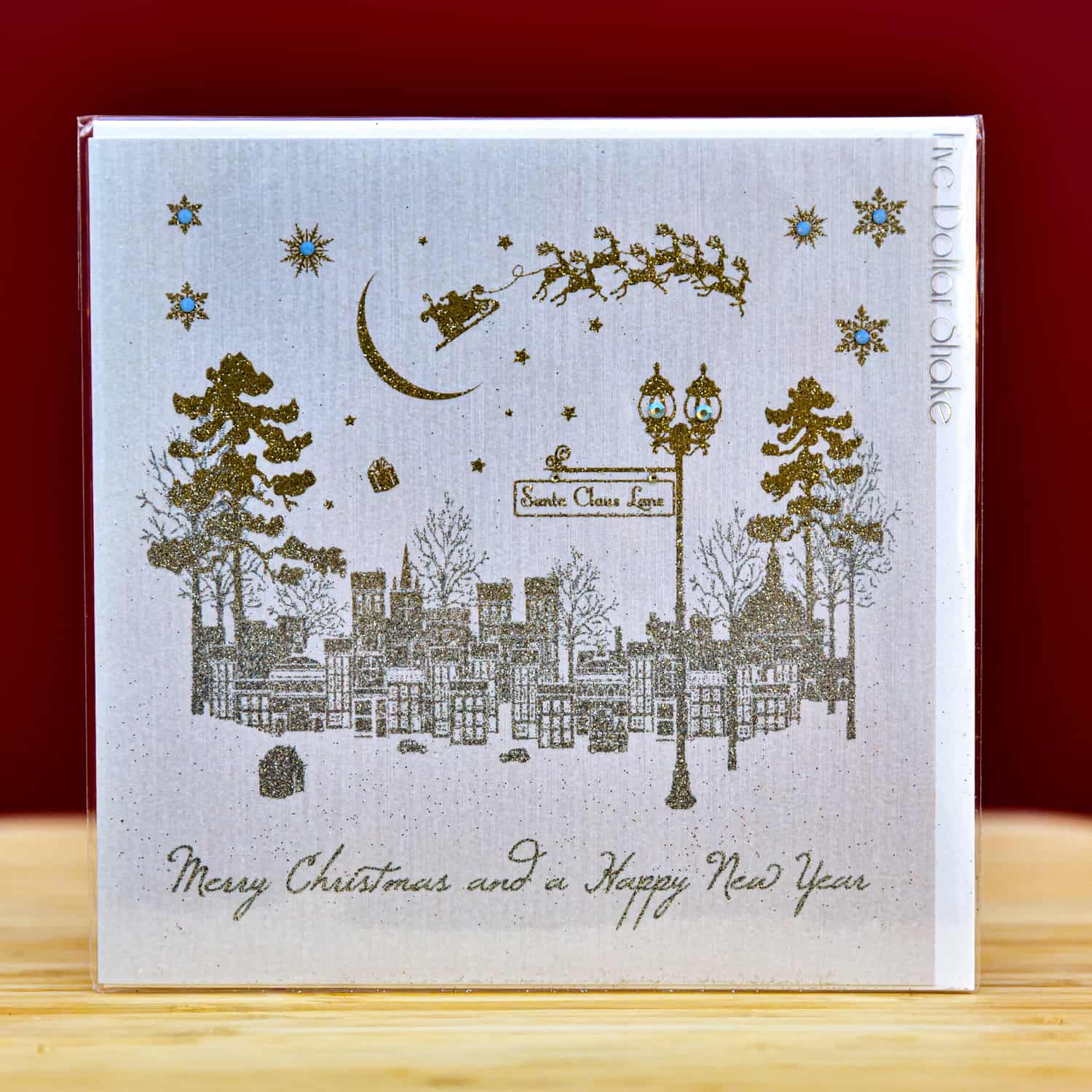 Five Dollar Shake Quality Embellished Christmas Cards 