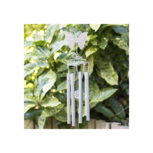 White Butterfly Wind Chime