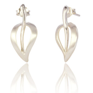 Sterling Silver Tilly Heart Earrings - Boxed