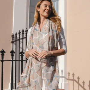 Accessories by Park Lane Lightweight Beige Scarf