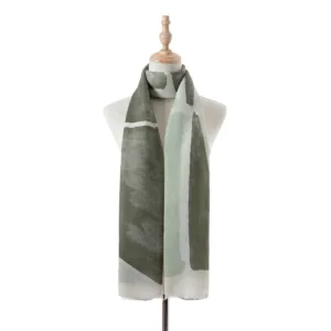 Accessories by Park Lane Lightweight Shades of Green Scarf